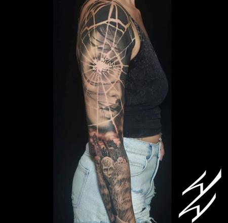 Tattoos - Walt Watts Dystopian Sleeve - 144489